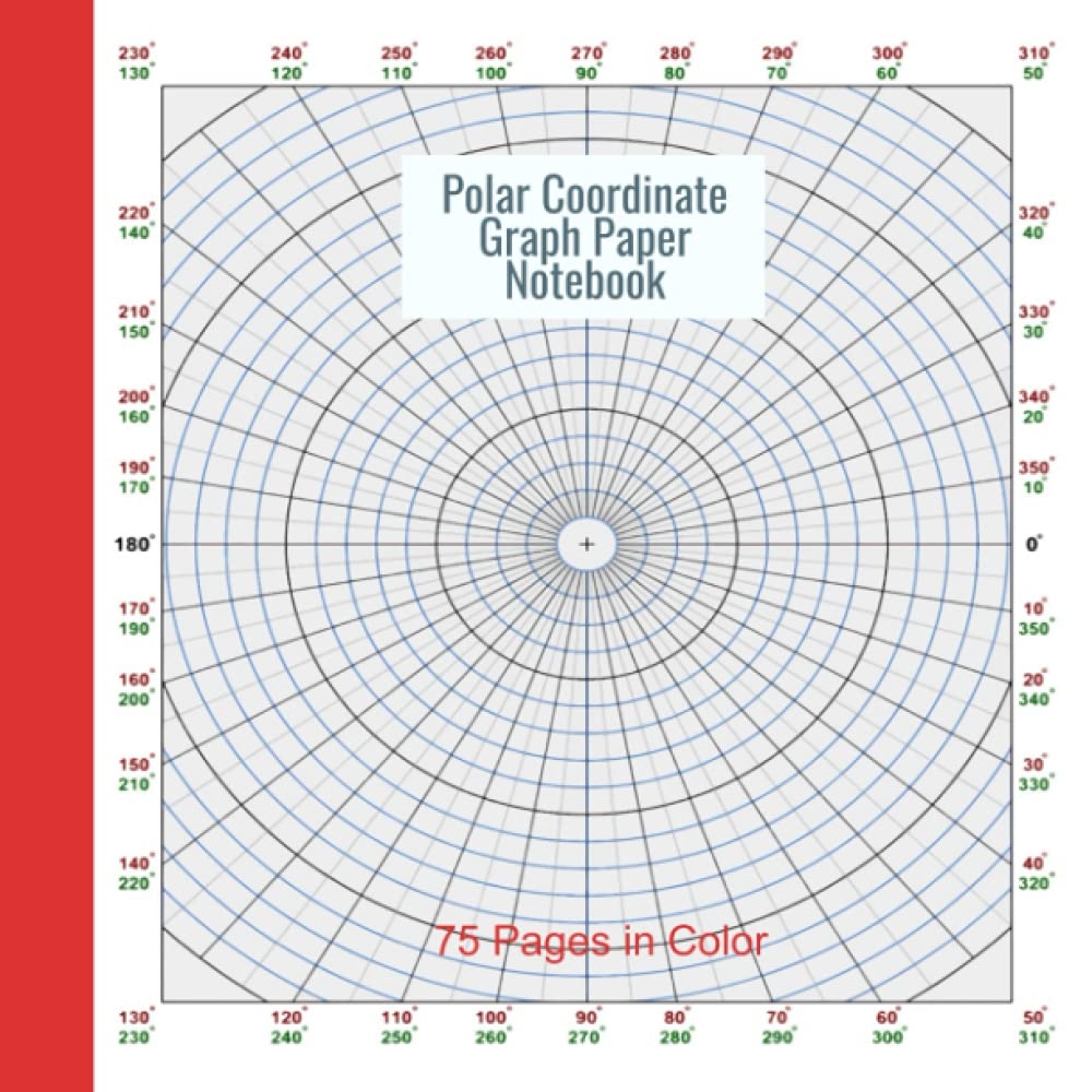 Polar Chart Paper Generator Polar With Radians Graph Paper 1 4 Red 500 Sheet Ream Geyer Graph Paper 1 Pack