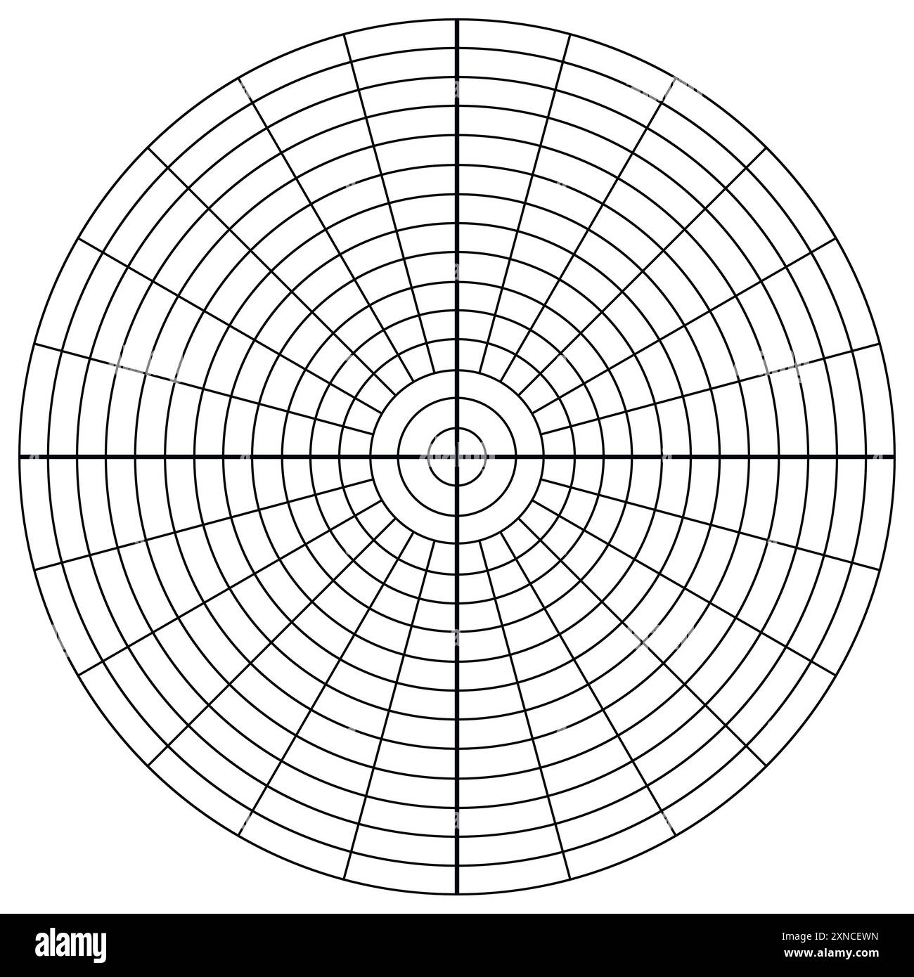 Polar Corrdinate On Graph Paper