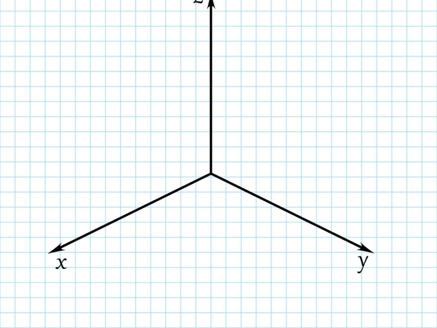 Polar Coordinate Systemon Graph Paper Royalty Free Vector