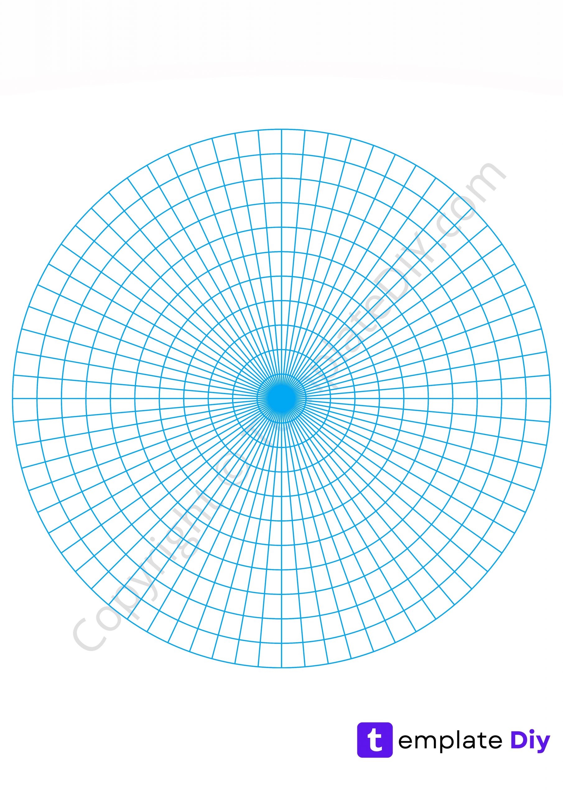 Free Printable Circle Graph Paper Free Printable Circle Graph Paper