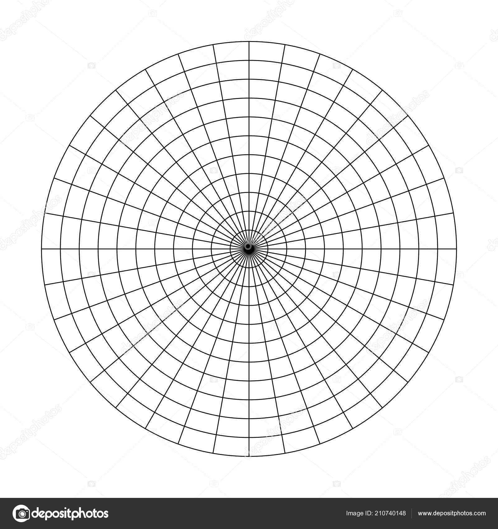 Polar Graph Paper 10 Degrees