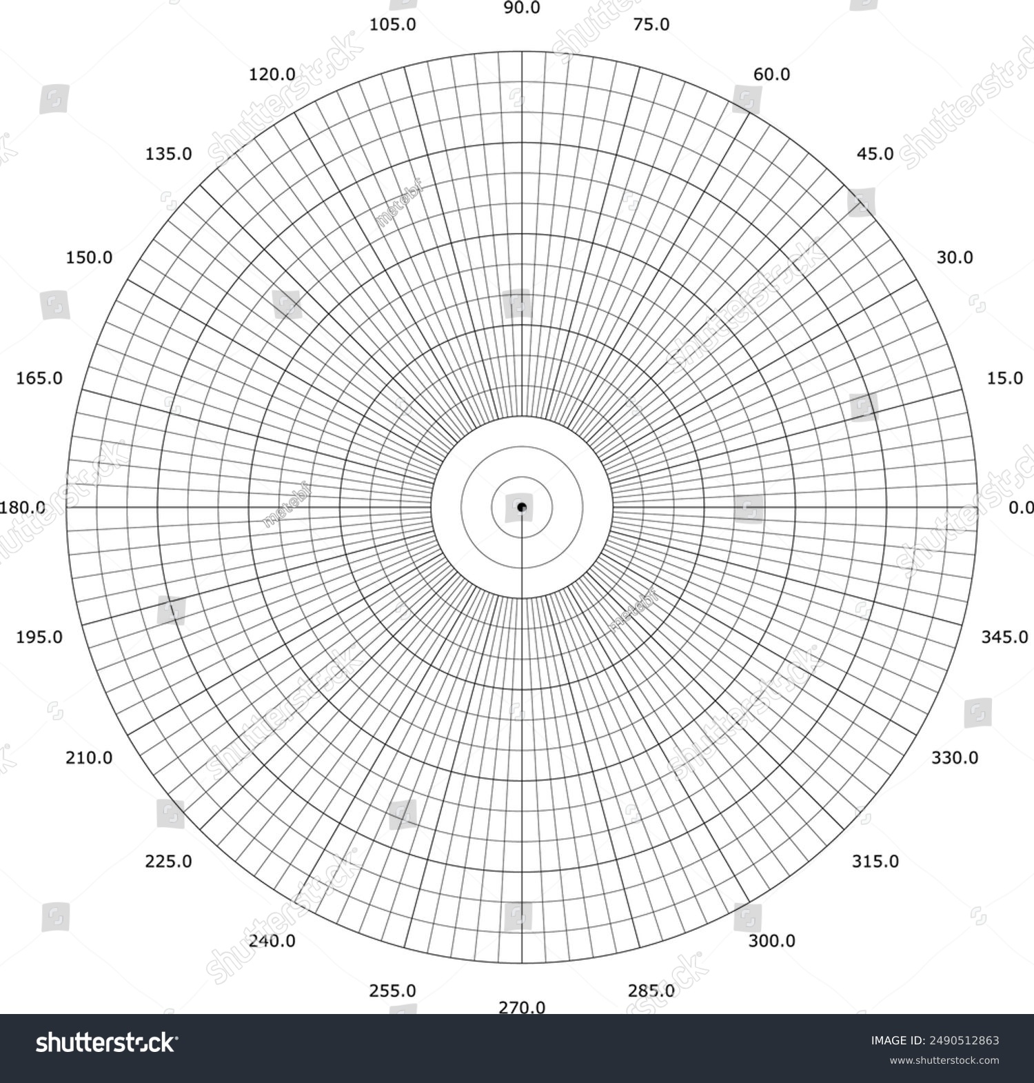 Precision Polar Graph Paper 3 degree Angular 2490512863 Shutterstock Precision Polar Graph Paper 3 degree Angular 2490512863 Shutterstock