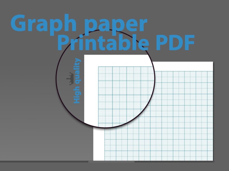 Print Your Own GRAPH Grid Paper 1 4 Inch Squares PDF Format Blue Worksheets Library