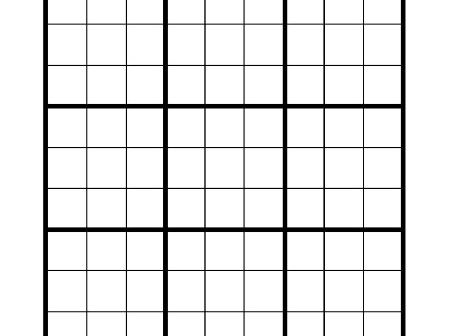 Printable 9 Squares Grid Paper Download Free