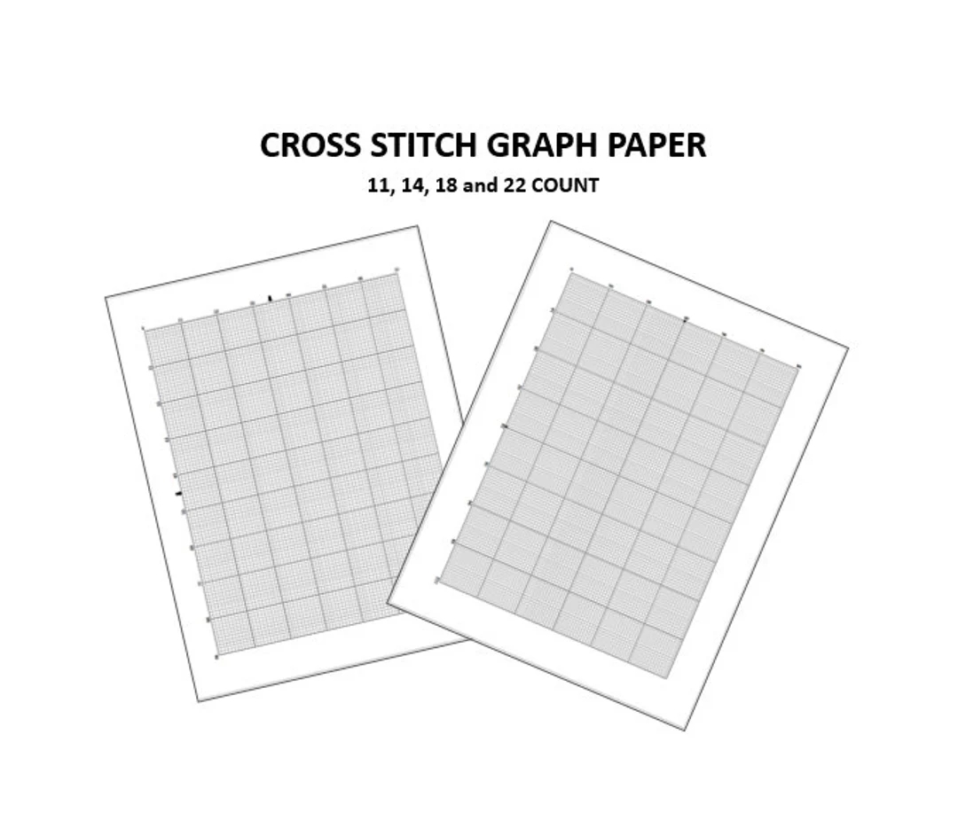 18 Count Cross Stitch Graph Paper Printable