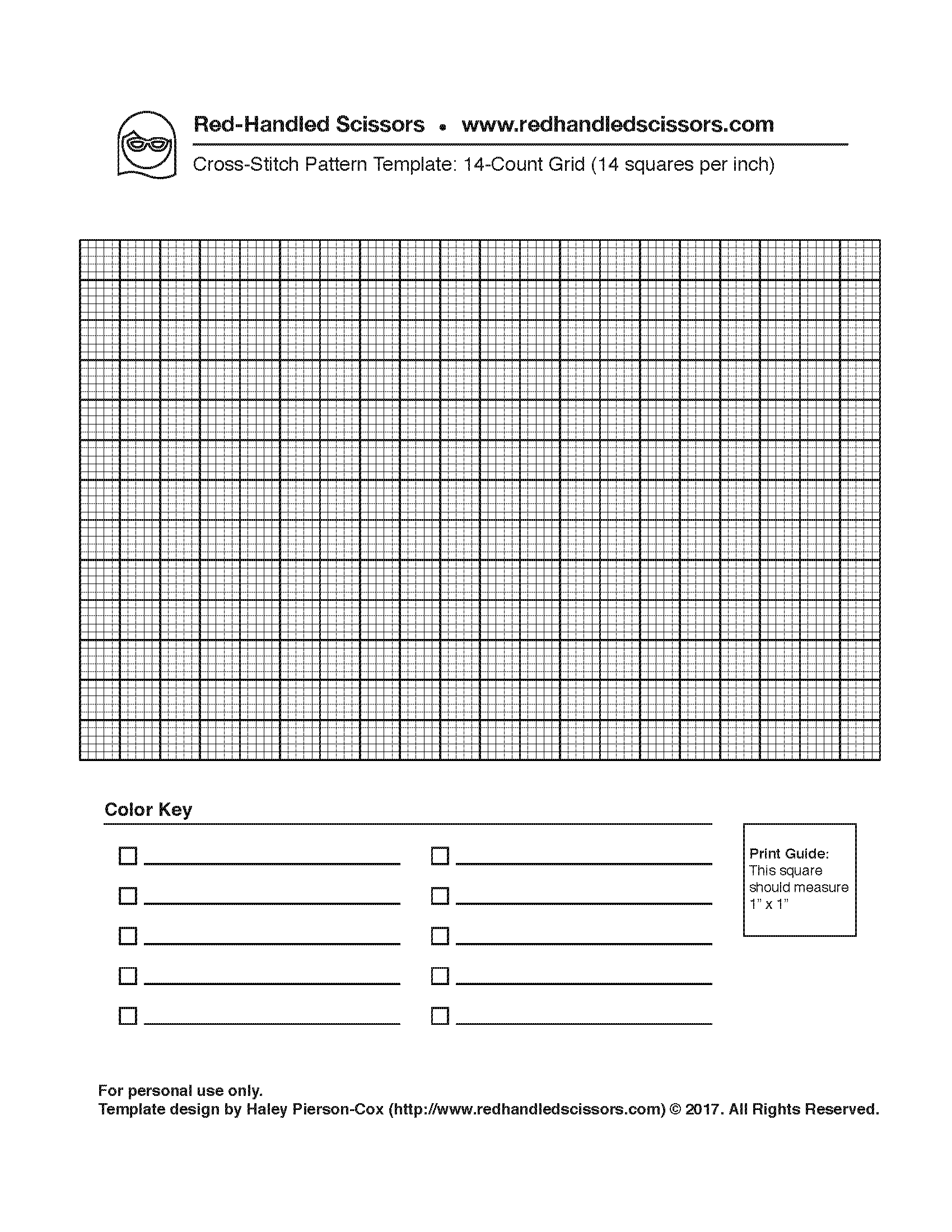 Printable Cross Stitch Graph Paper 11 14 18 And 28 Count Worksheets Library