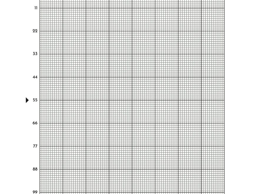 Printable Cross Stitch Graph Paper Graph Paper For Cross Stitch 10 11 14 16 18 And 22 Count Included PDF Files Cross Stitch Graph Etsy