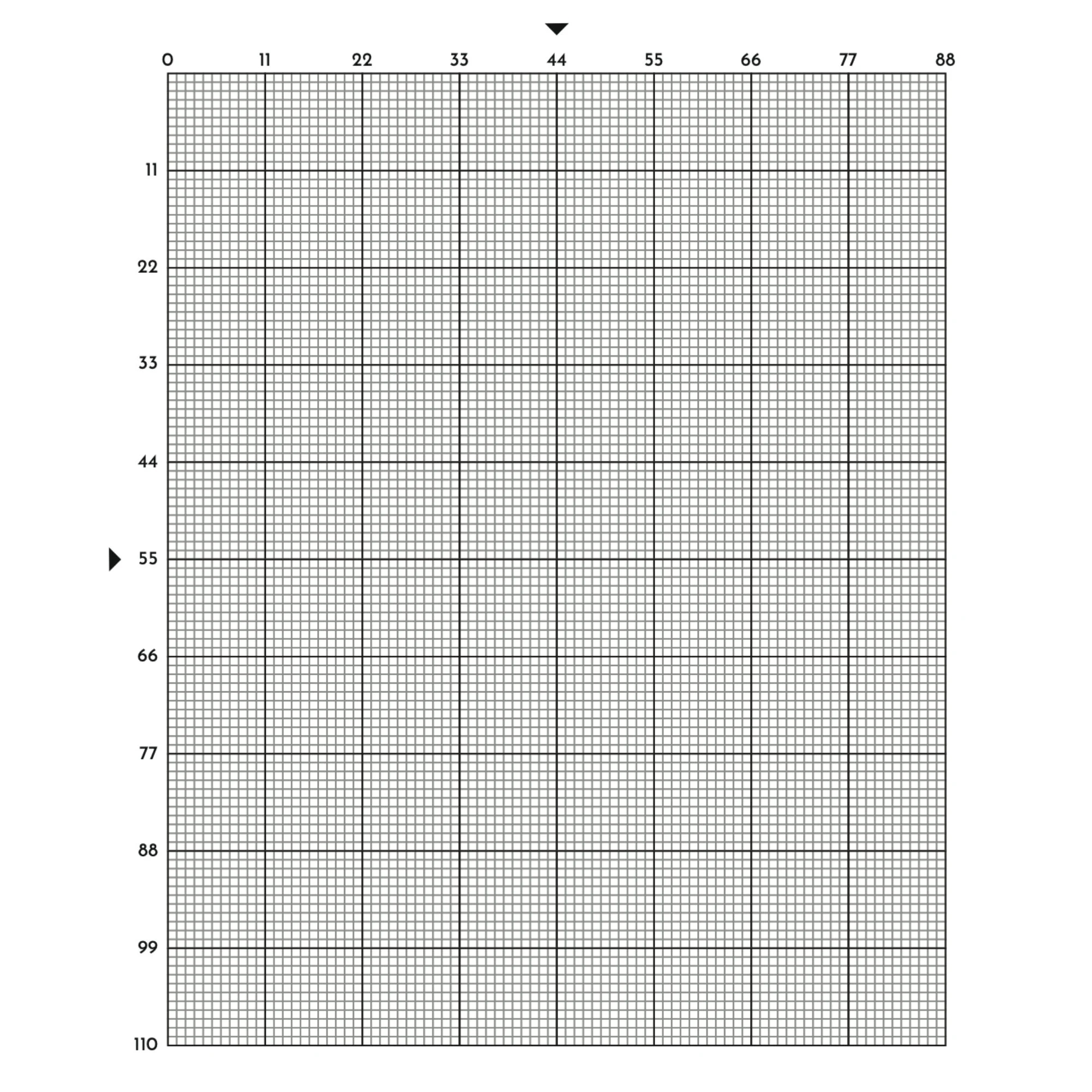 Printable Cross Stitch Graph Paper Graph Paper For Cross Stitch 10 11 14 16 18 And 22 Count Included PDF Files Cross Stitch Graph Etsy