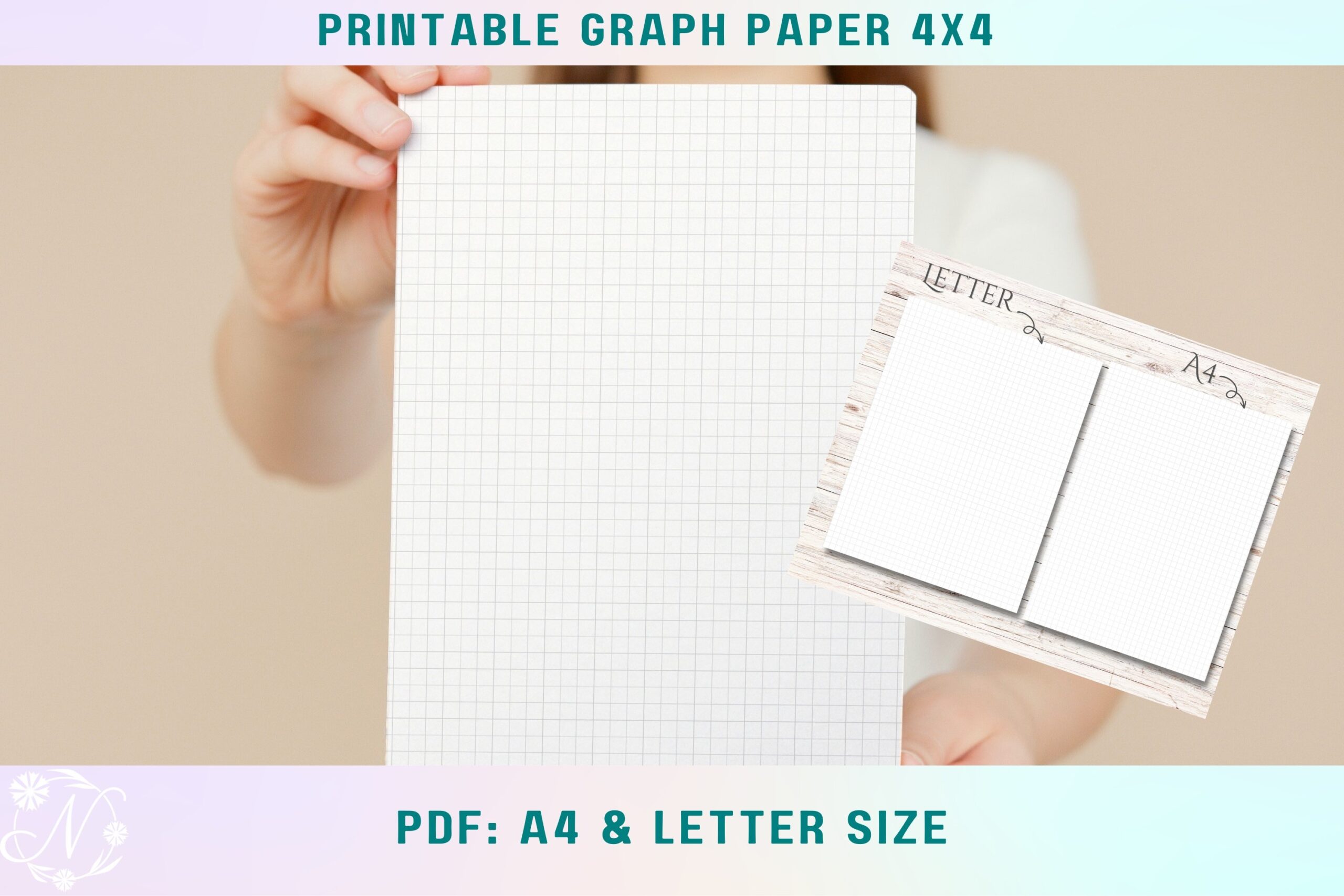 Printable Quad Ruled Graph Paper