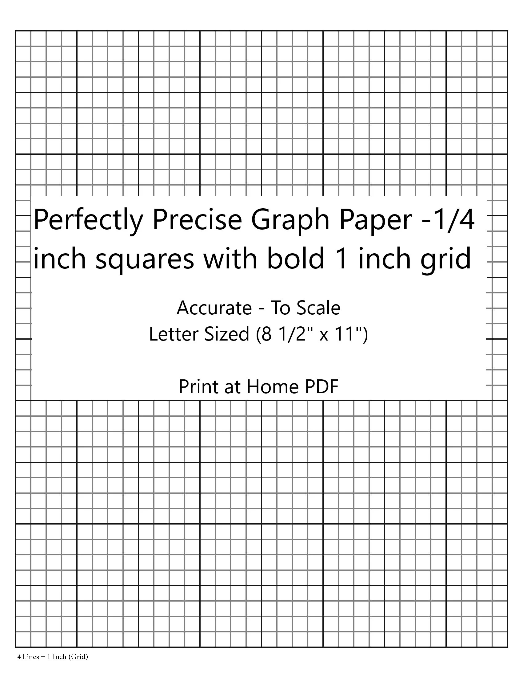 1 In Graph Paper Printable