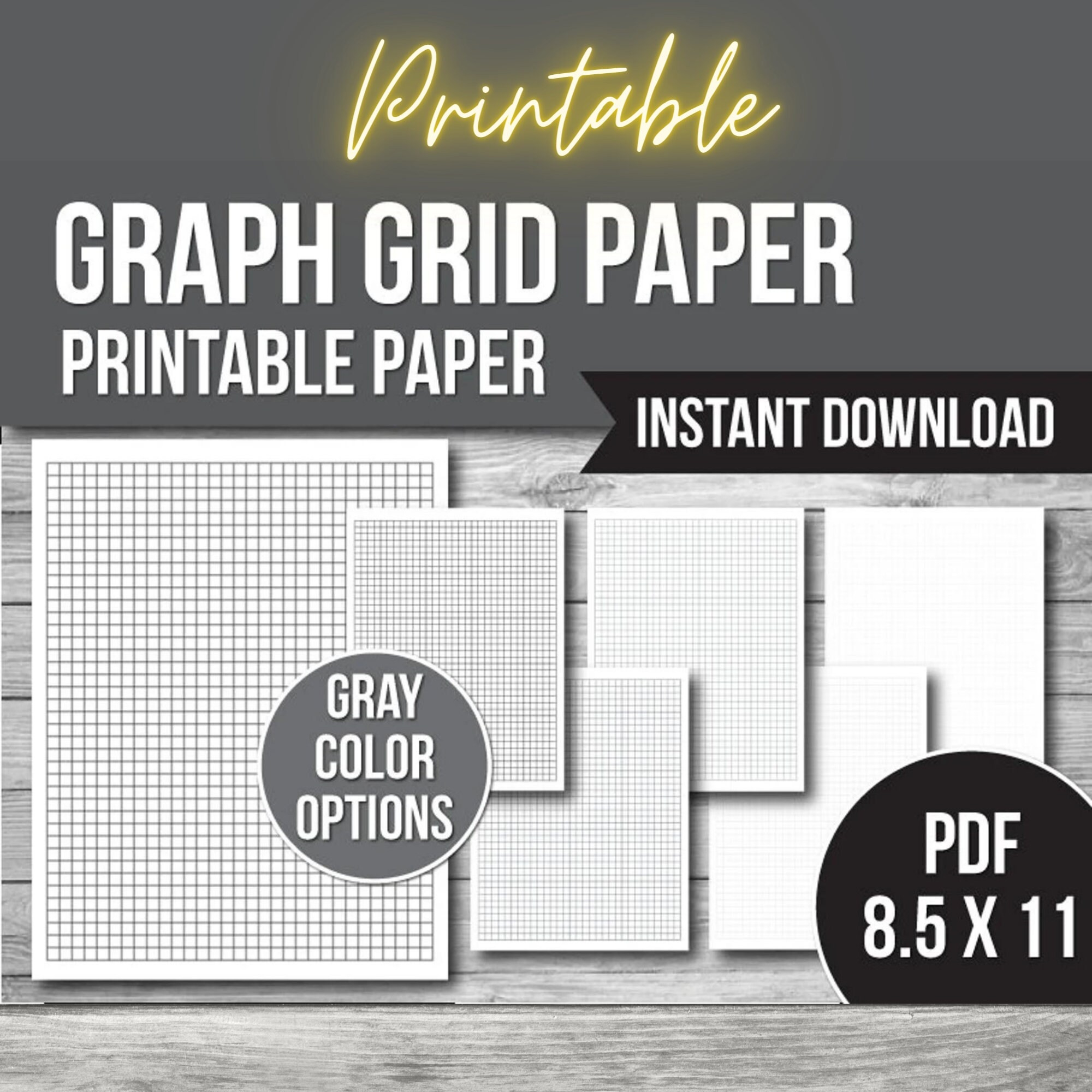 Printable 5 Quadrille Graph Paper