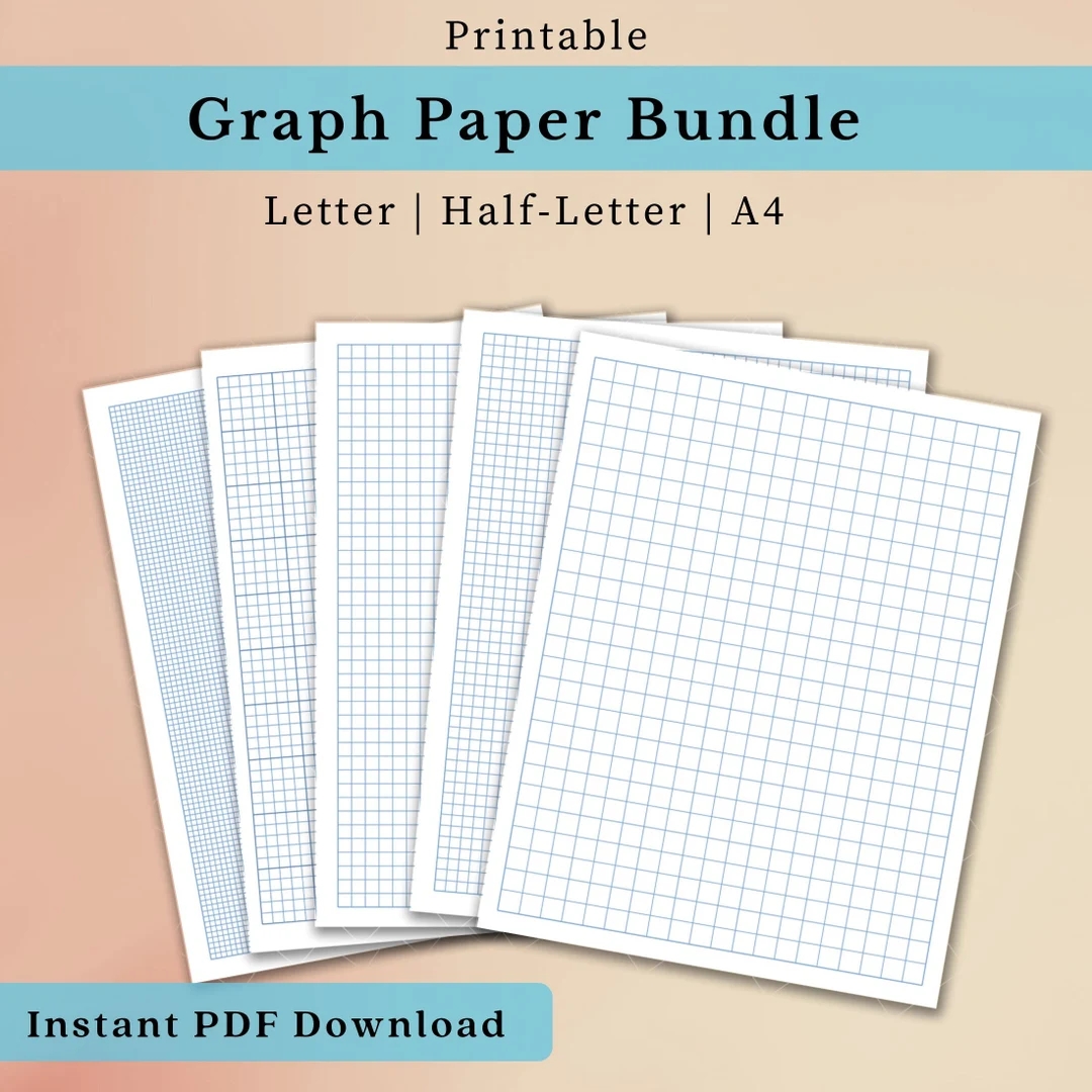 Printable Graph Paper PDF 2 5mm 10mm 4x4 5x5 And 5x5 Multi line Light Blue Grid Note Paper Instant Download Etsy Printable Graph Paper PDF 2 5mm 10mm 4x4 5x5 And 5x5 Multi line Light Blue Grid Note Paper Instant Download Etsy