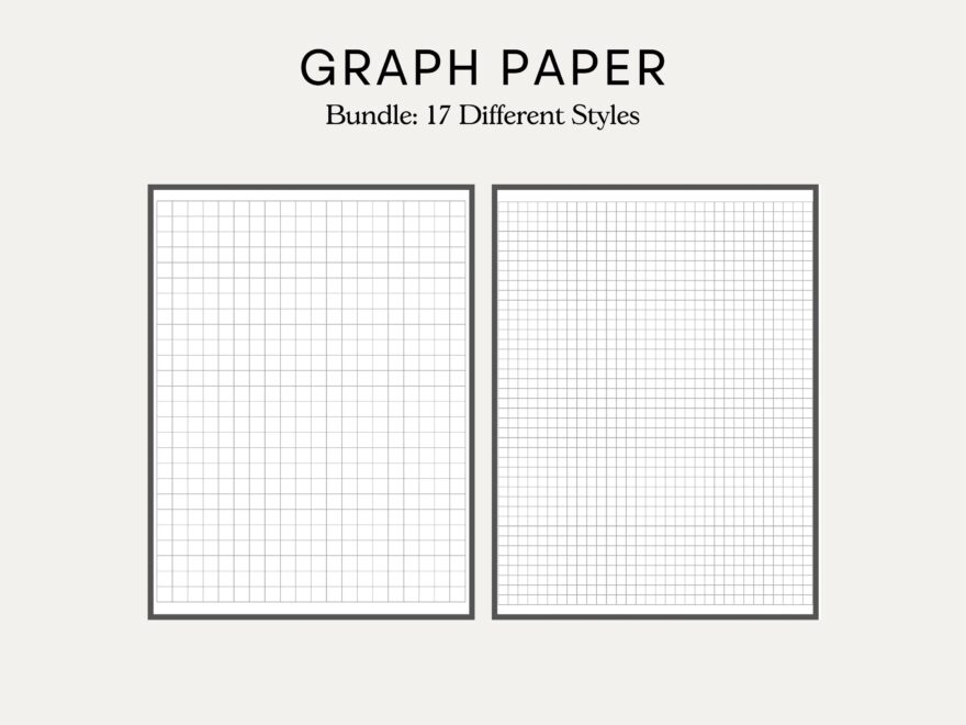 Printable Graph Paper PDF Dot Grid Paper Bullet Paper Grid Paper Digital Graph Paper Journal Graph Paper Graphing Paper Etsy