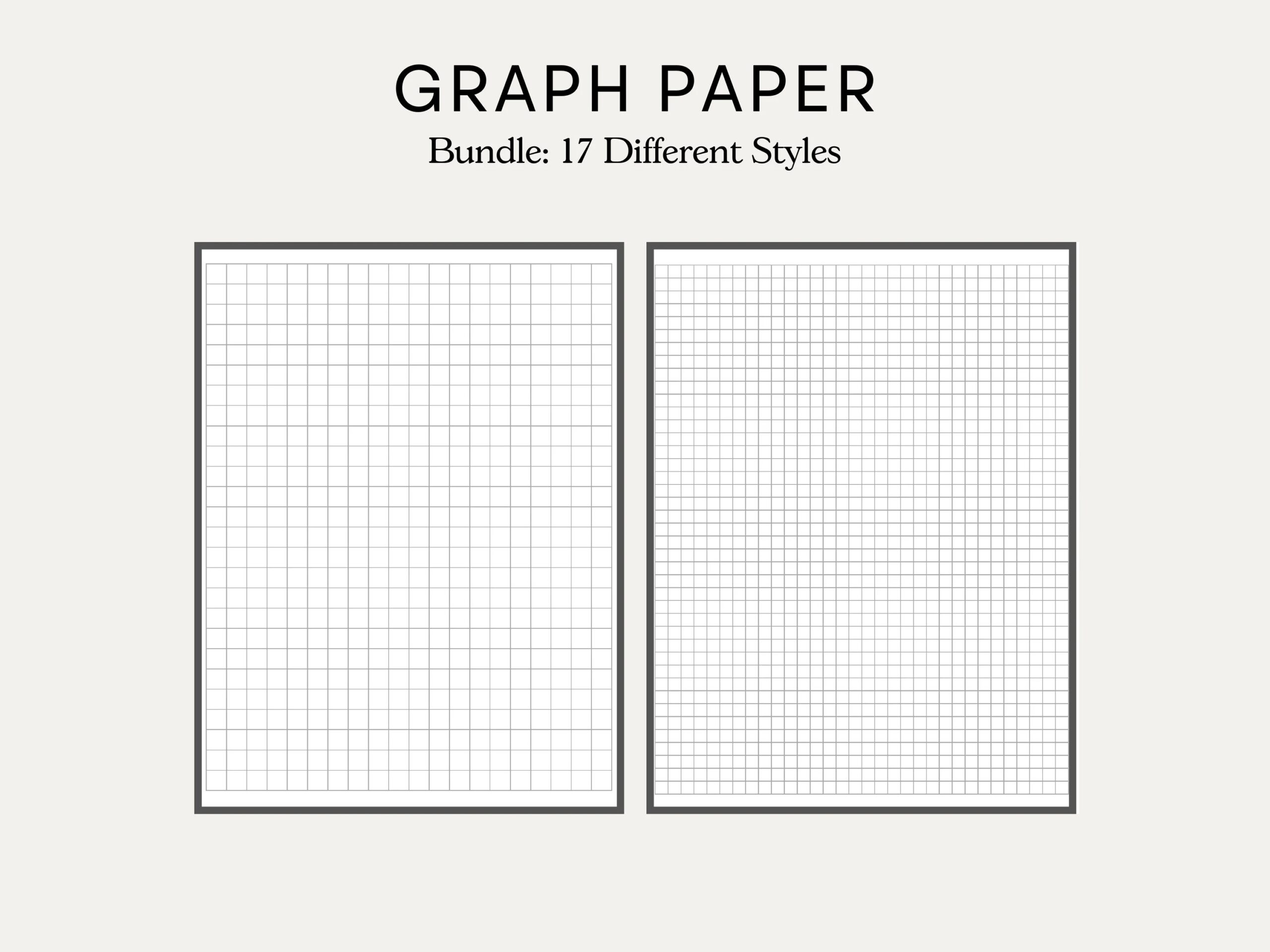 Printable Graph Paper PDF Dot Grid Paper Bullet Paper Grid Paper Digital Graph Paper Journal Graph Paper Graphing Paper Etsy