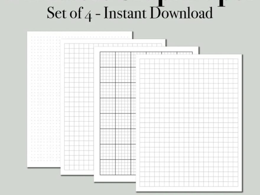 Printable Graph Paper PDF Dot Grid Paper Bullet Paper Grid Paper Digital Graph Paper Journal Graph Paper Graphing Paper Etsy Norway