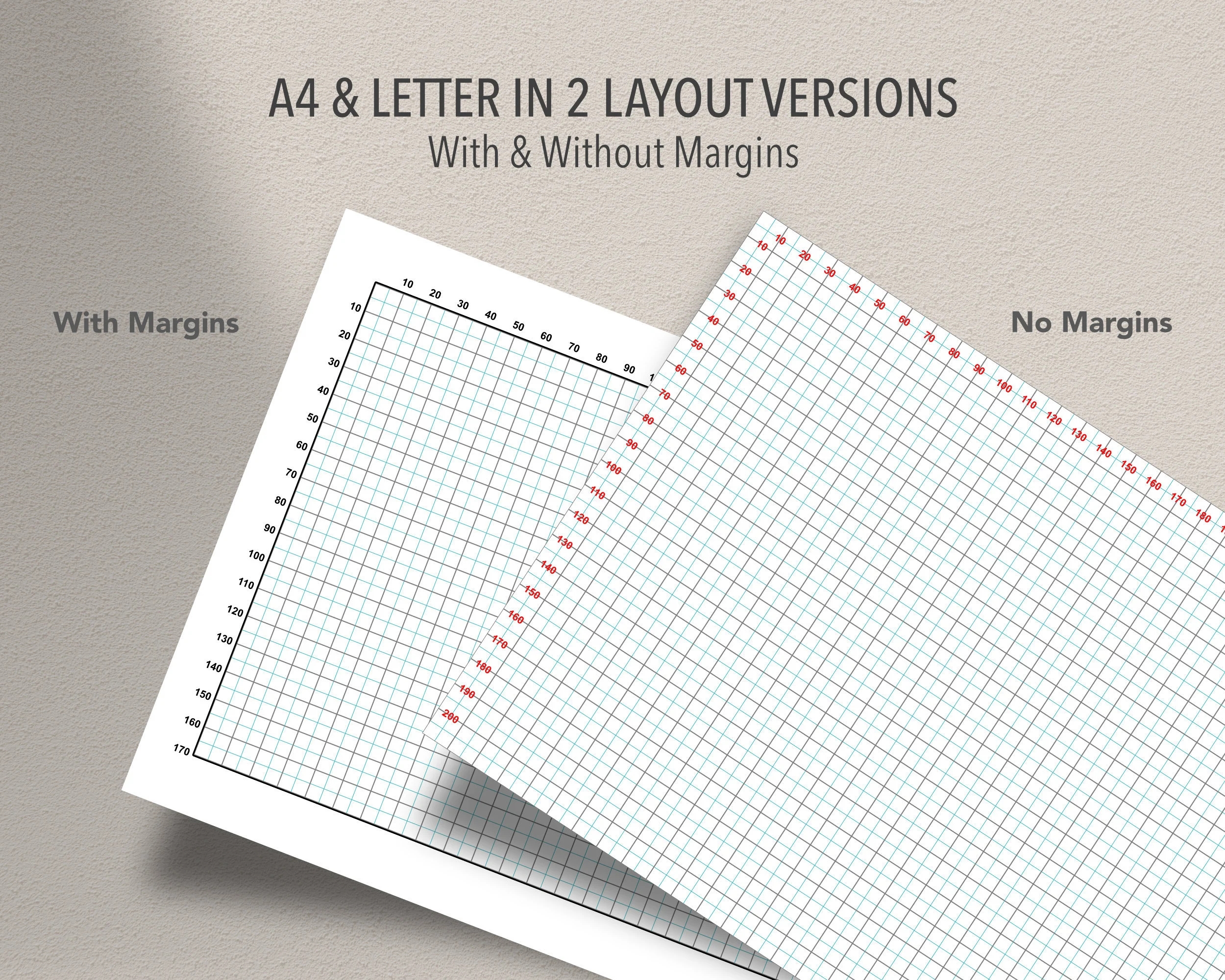 Printable Graph Paper No Margins