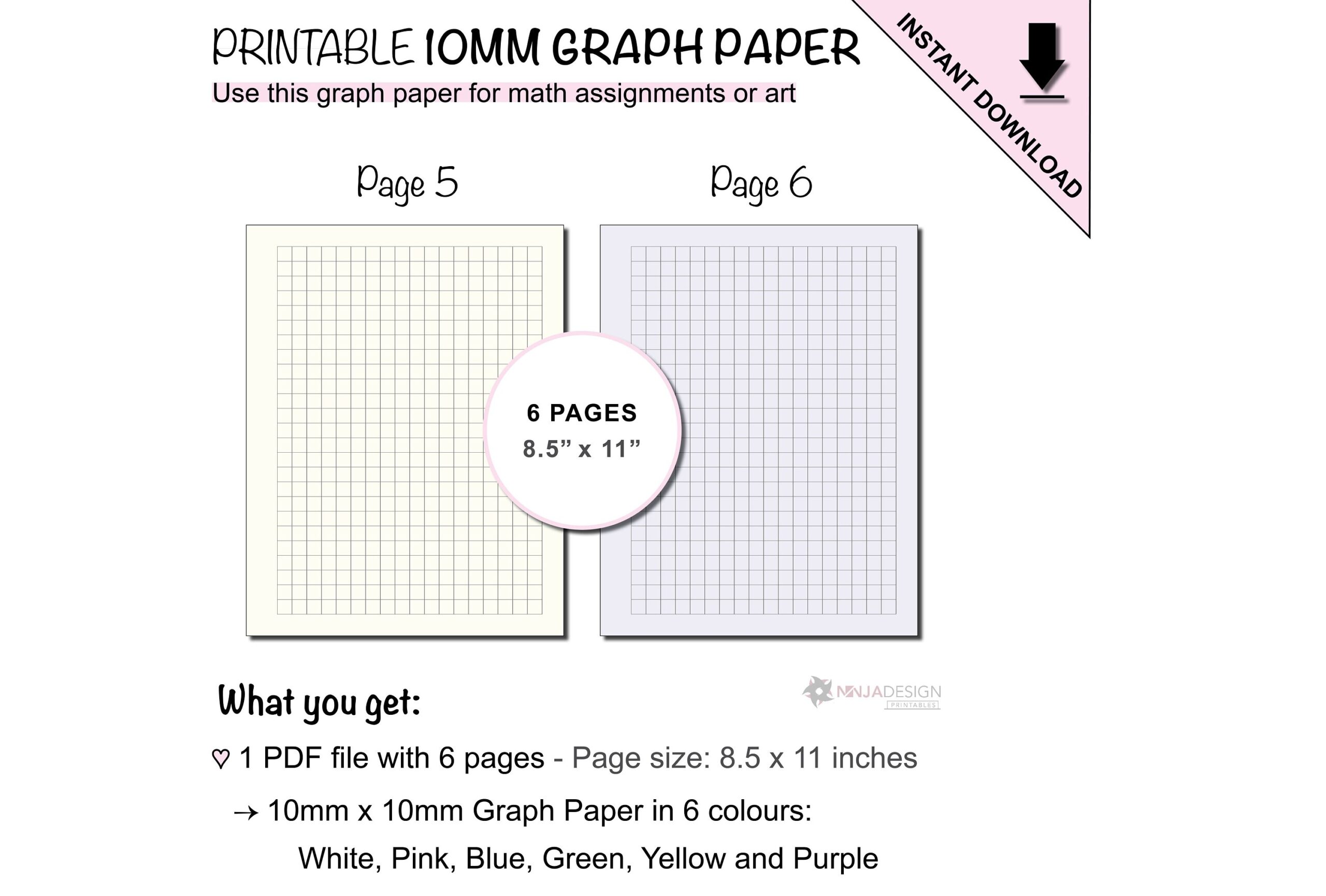 Graph Paper 10 X 10