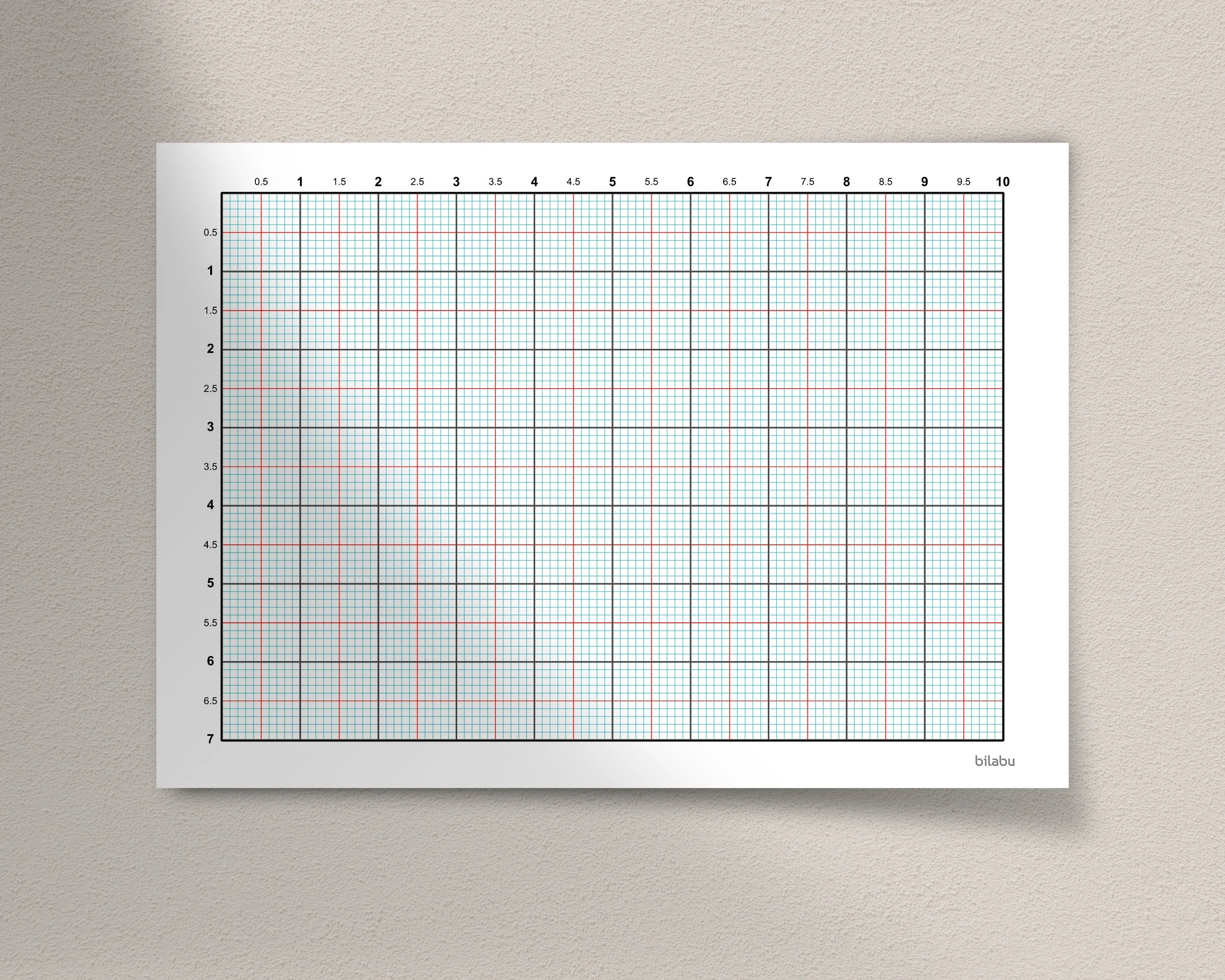 Free Printable 3 4 In Graph Paper
