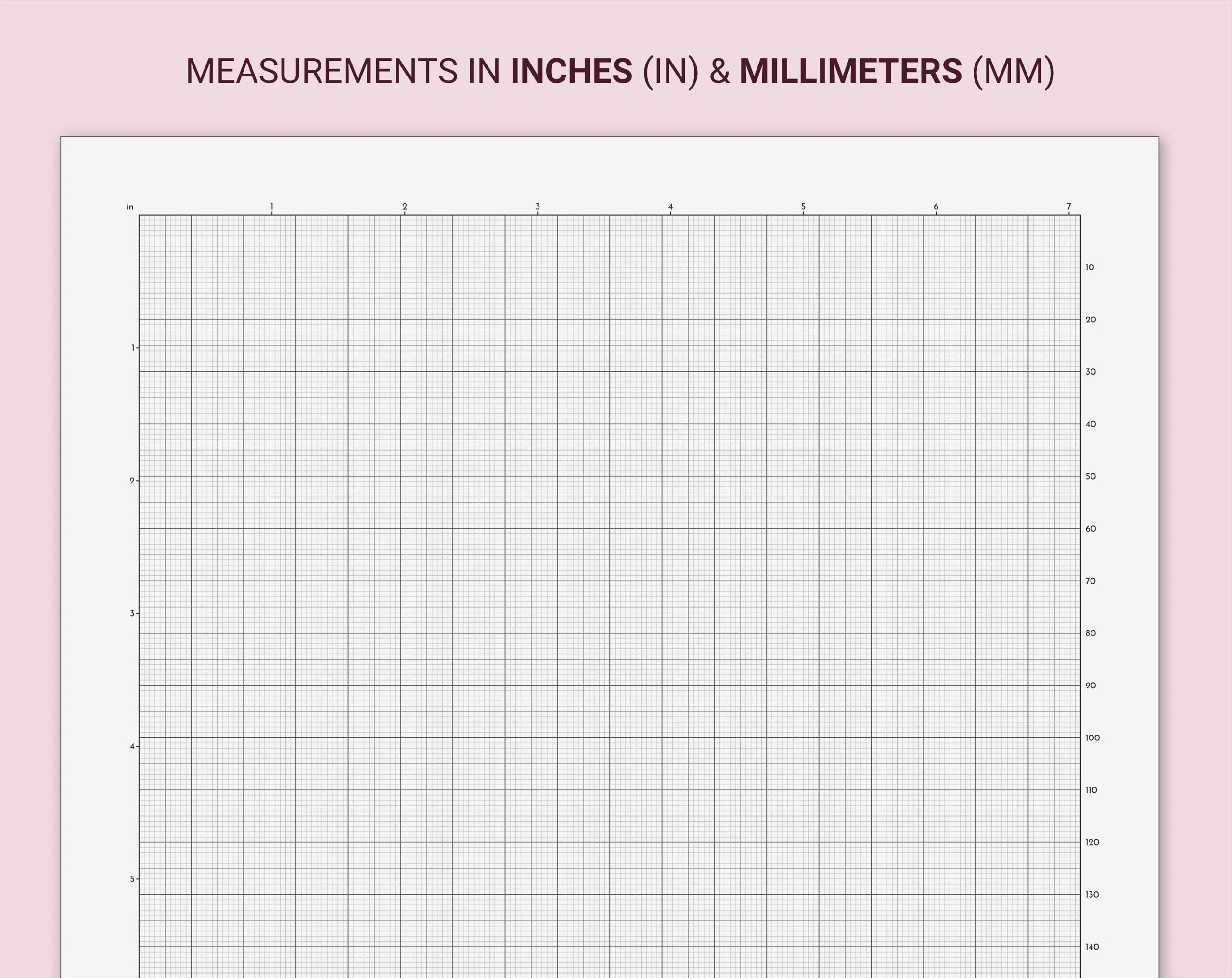 1x1 Graph Paper Printable