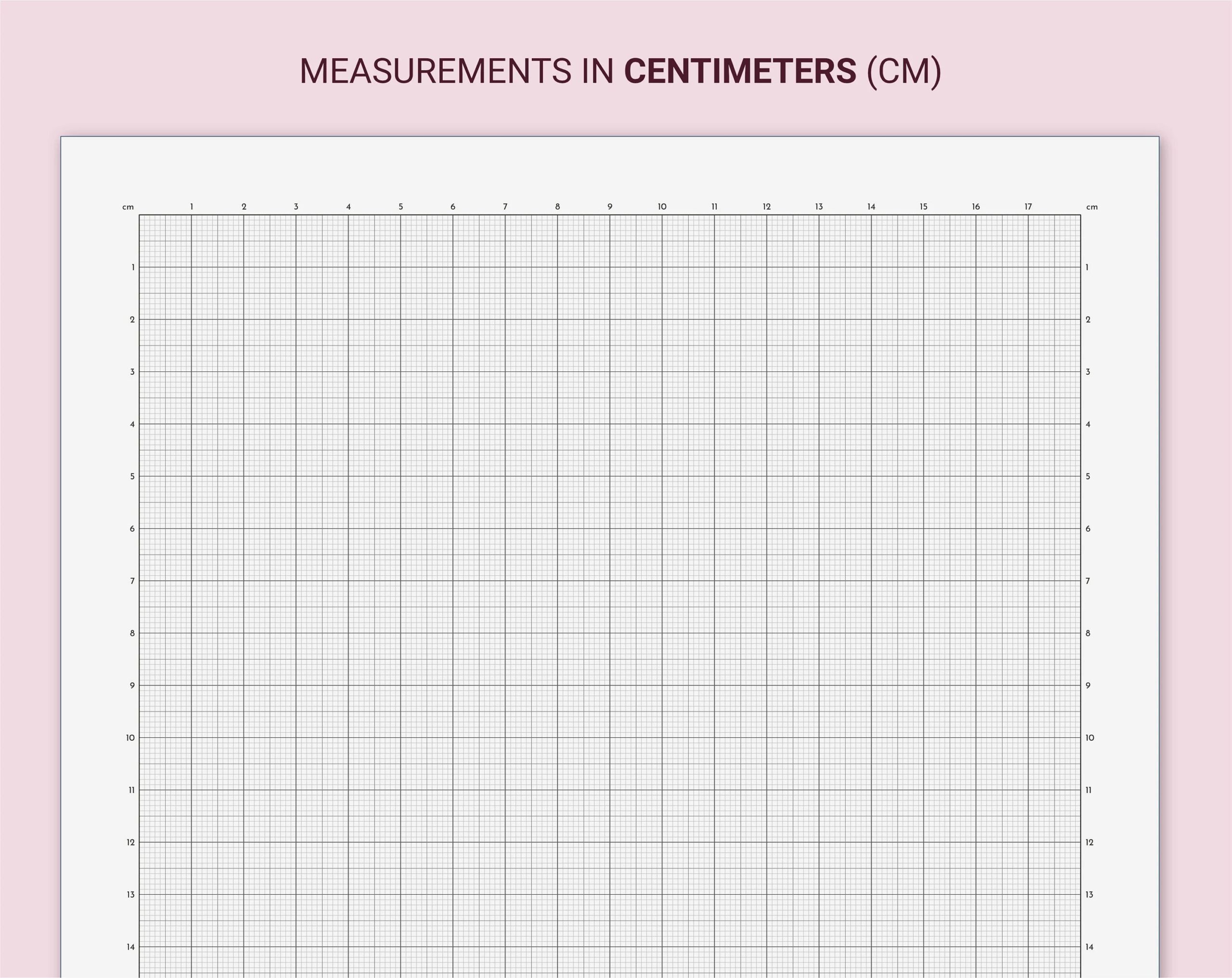 Printable Millimeter Graph Paper A4 With Margin digital Download Etsy