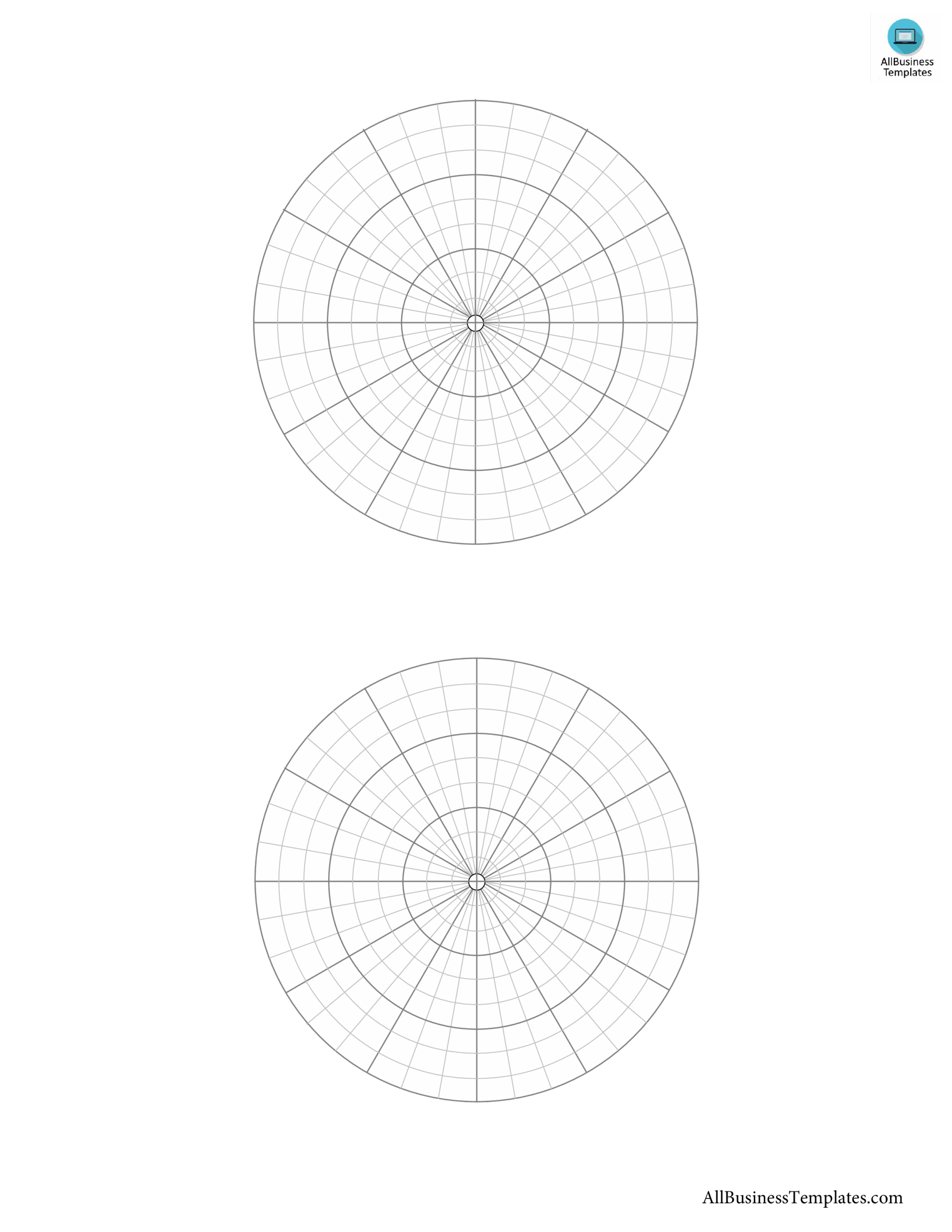 Polar Coordinate Graph Paper Template Polar Coordinate Graph Paper Template