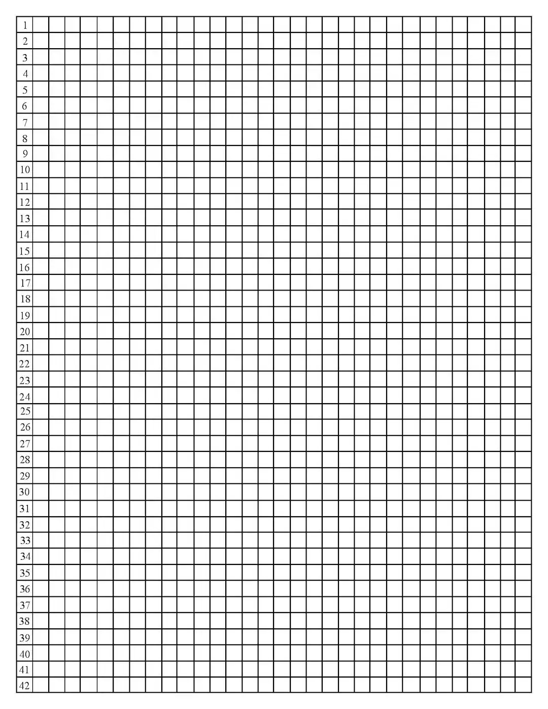 12- Inch Graph Paper