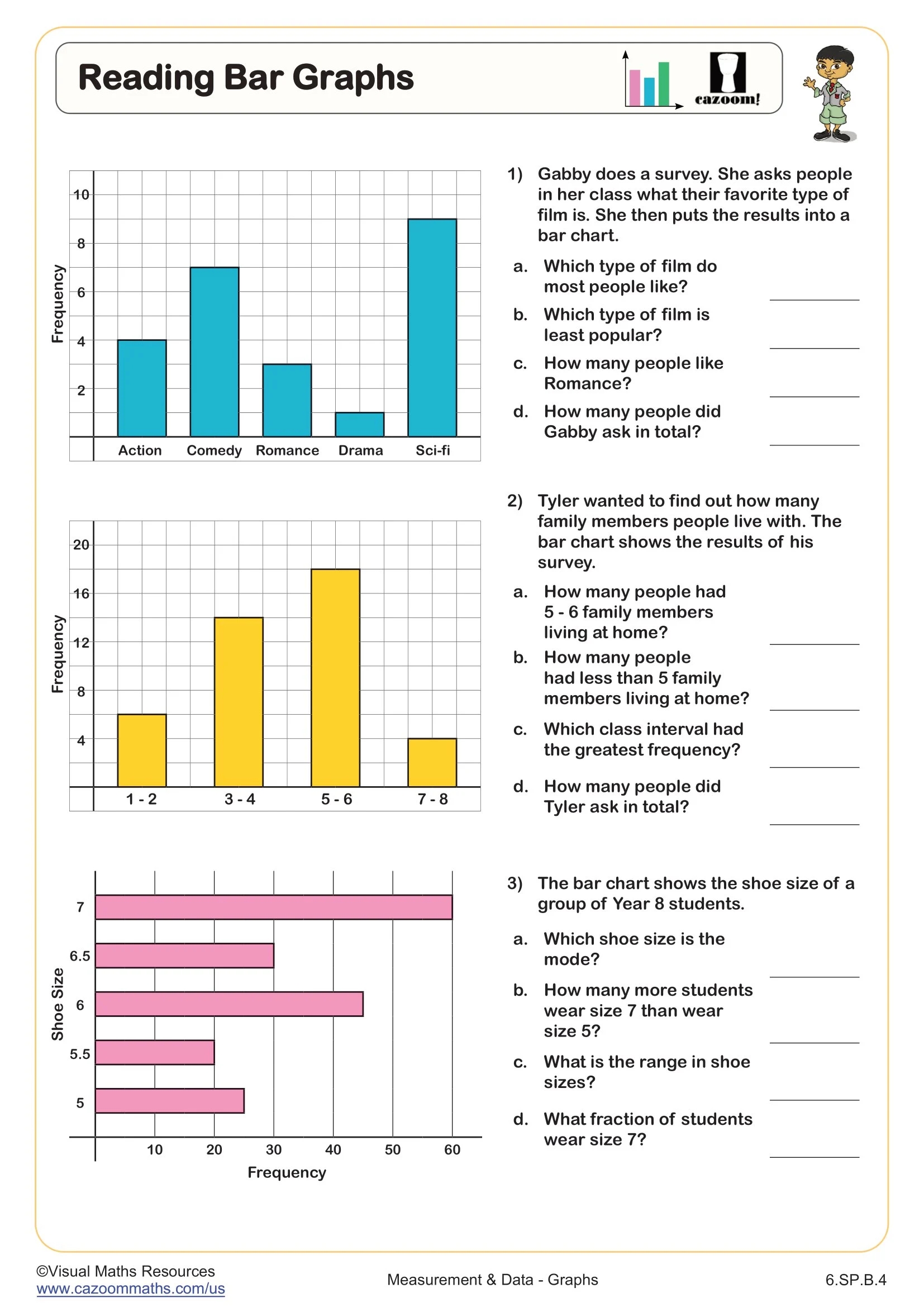 Bar Graph Grade 8