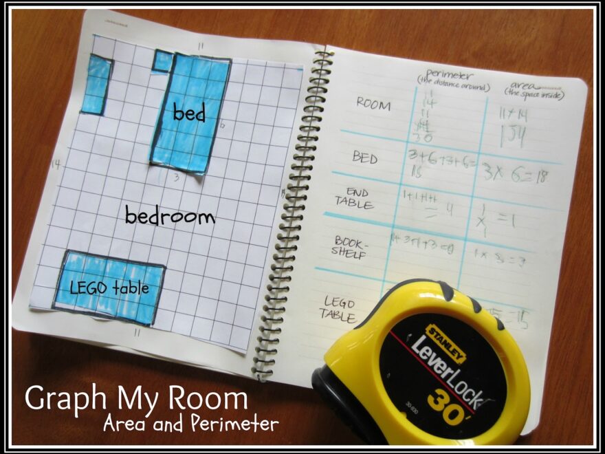 Relentlessly Fun Deceptively Educational Graph My Room Area And Perimeter