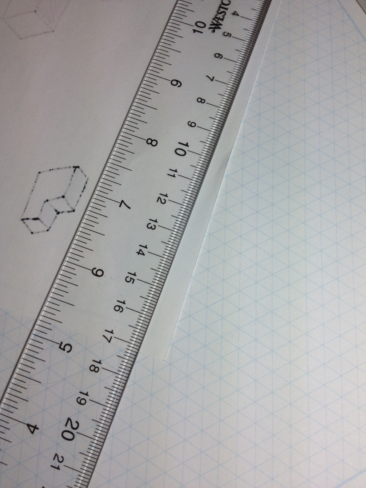 Isometric Graph Paper Ruler Isometric Graph Paper Ruler