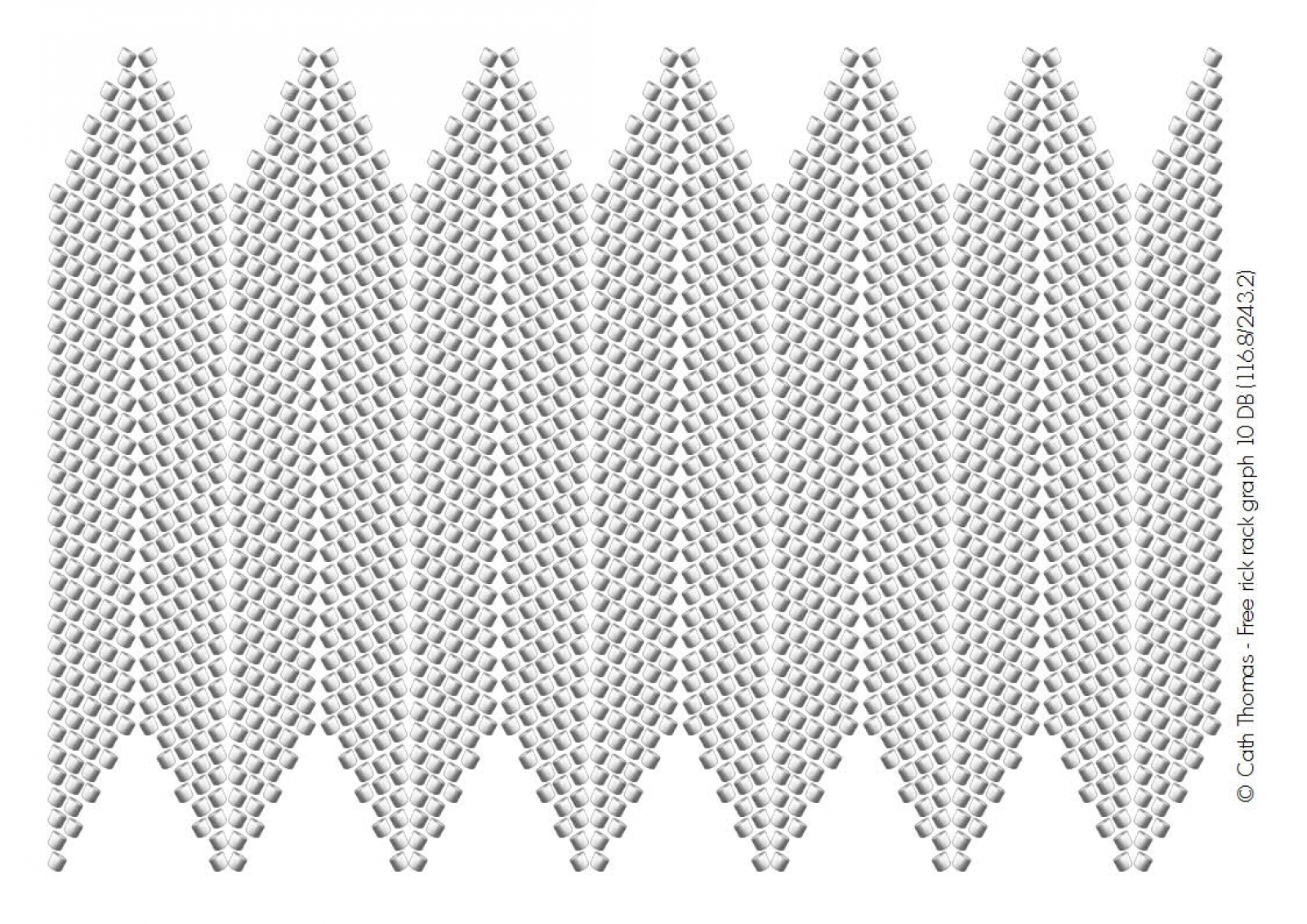 Rick Rack Graph Paper And Instructions Cath Thomas Designs SamohtaC