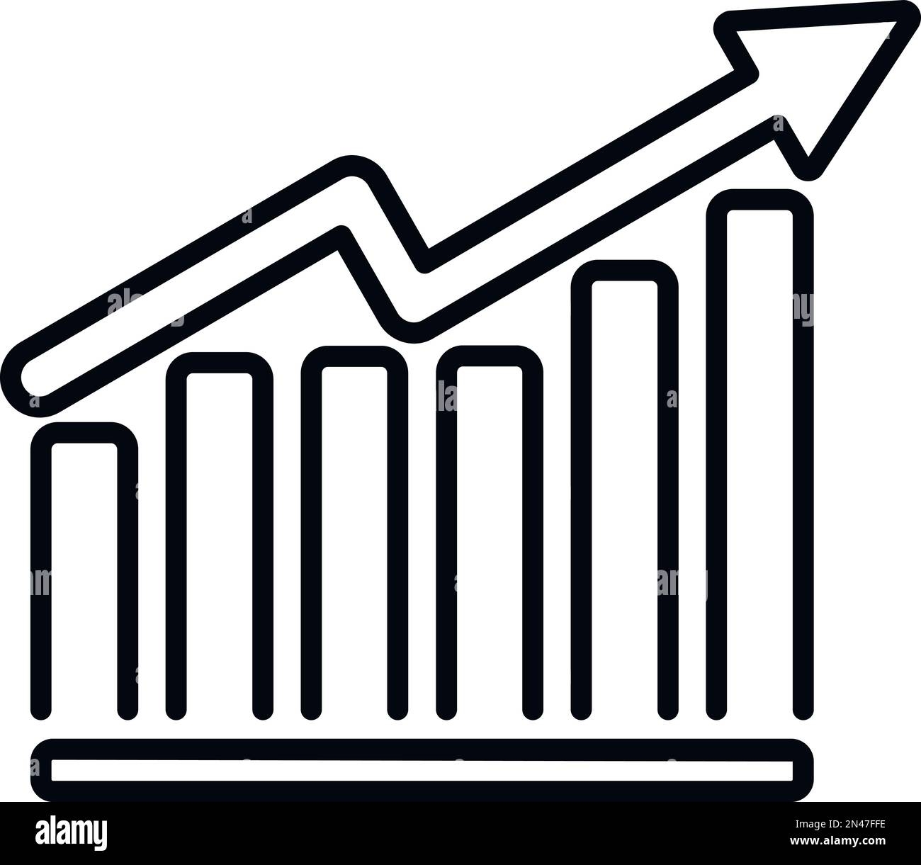 Rise Graph Value Icon Outline Vector Social Passion Trust Integrity Stock Vector Image Art Alamy