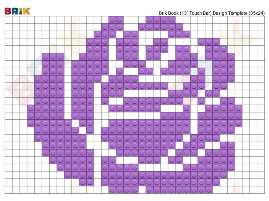 Rose Month Pixel Art BRIK