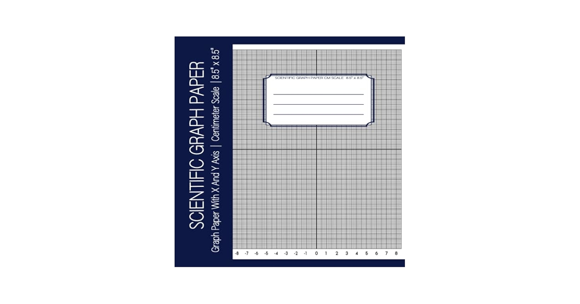 Scientific Graph Paper Millimeter Graph Paper With X And Y Axis Centimeter Scale Notebook 8 5 X 8 5 120 Pages Publishing Arcturian 9798513641711 Amazon Books