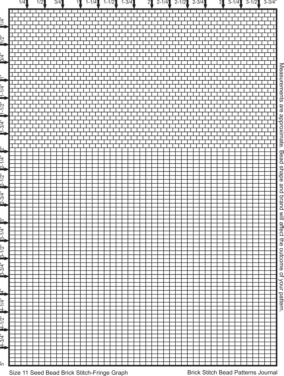 Bead Graph Paper 11 0 Printable