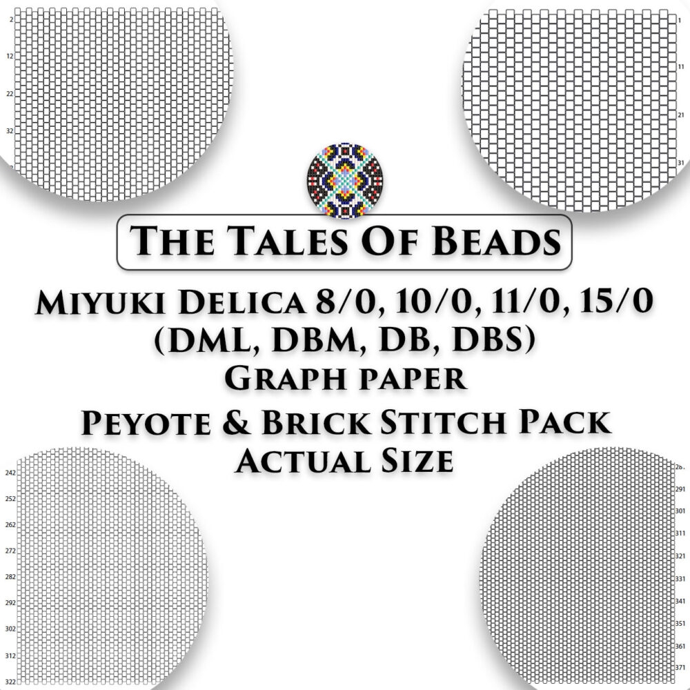 Blank Peyote Stitch Graph Paper