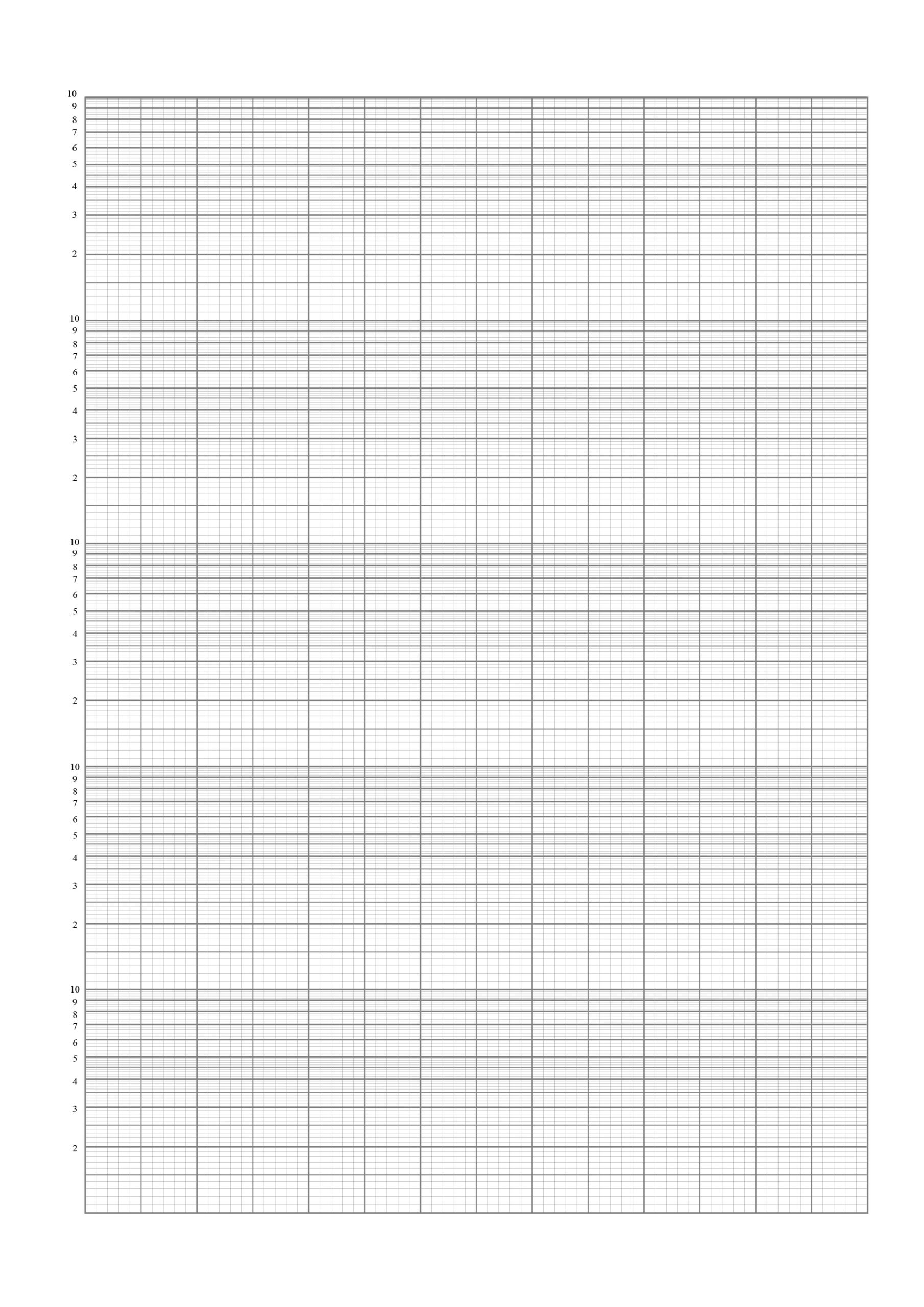 Graphing Paper Geen Print