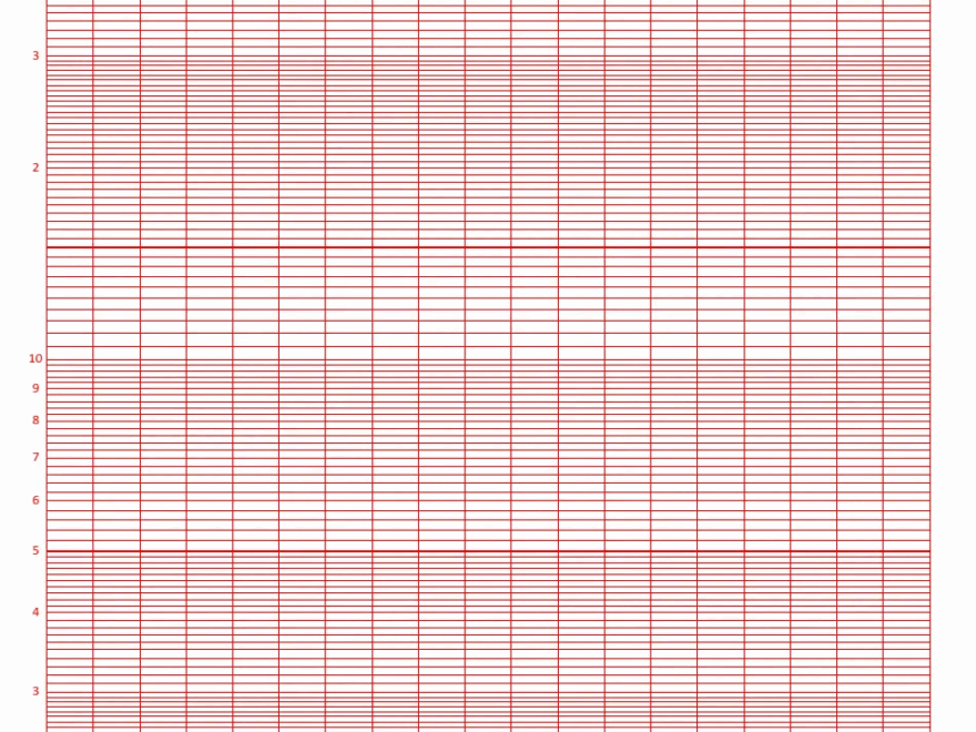 Semi logarithmic Paper Red Download Printable PDF Templateroller