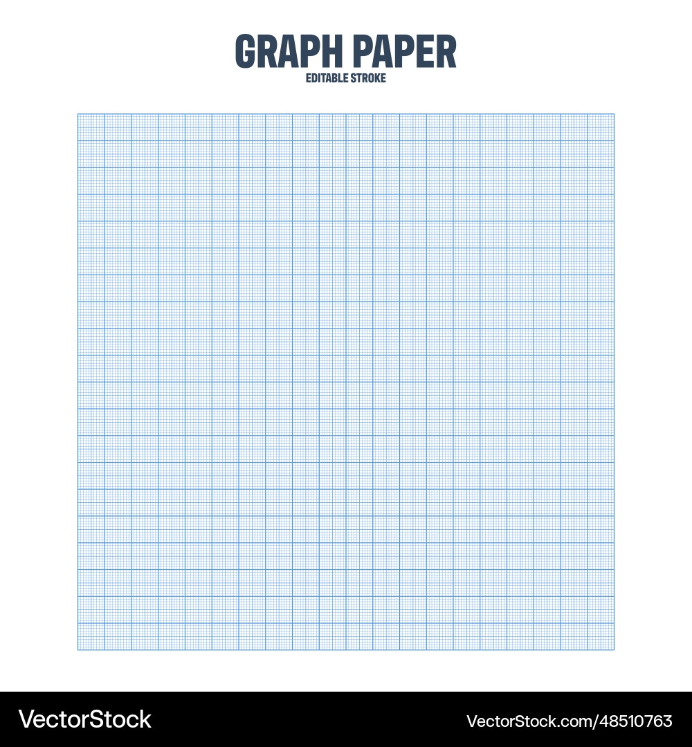 Sheet Of Graph Paper With Grid Millimeter Vector Image Sheet Of Graph Paper With Grid Millimeter Vector Image