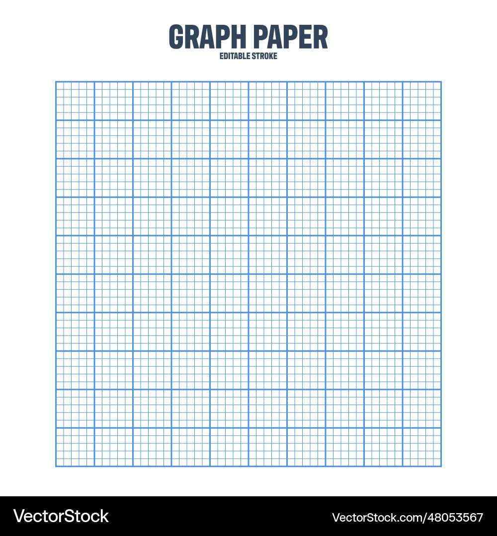Sheet Of Graph Paper With Grid Millimeter Vector Image Sheet Of Graph Paper With Grid Millimeter Vector Image