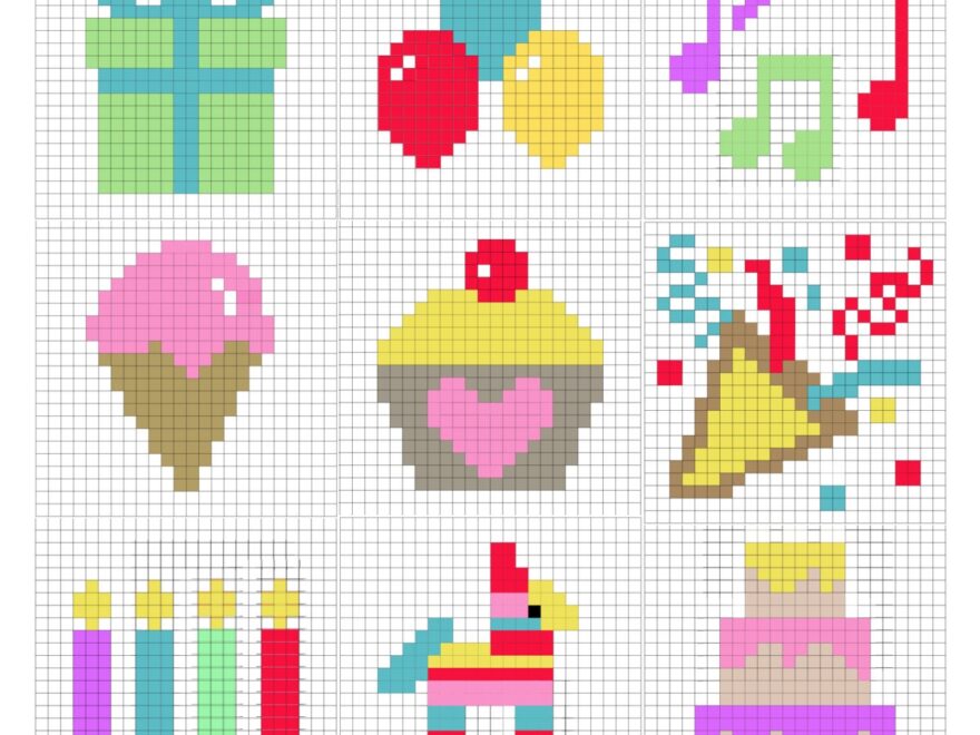 Simple Grid Graph Paper Repeat Crafter Me