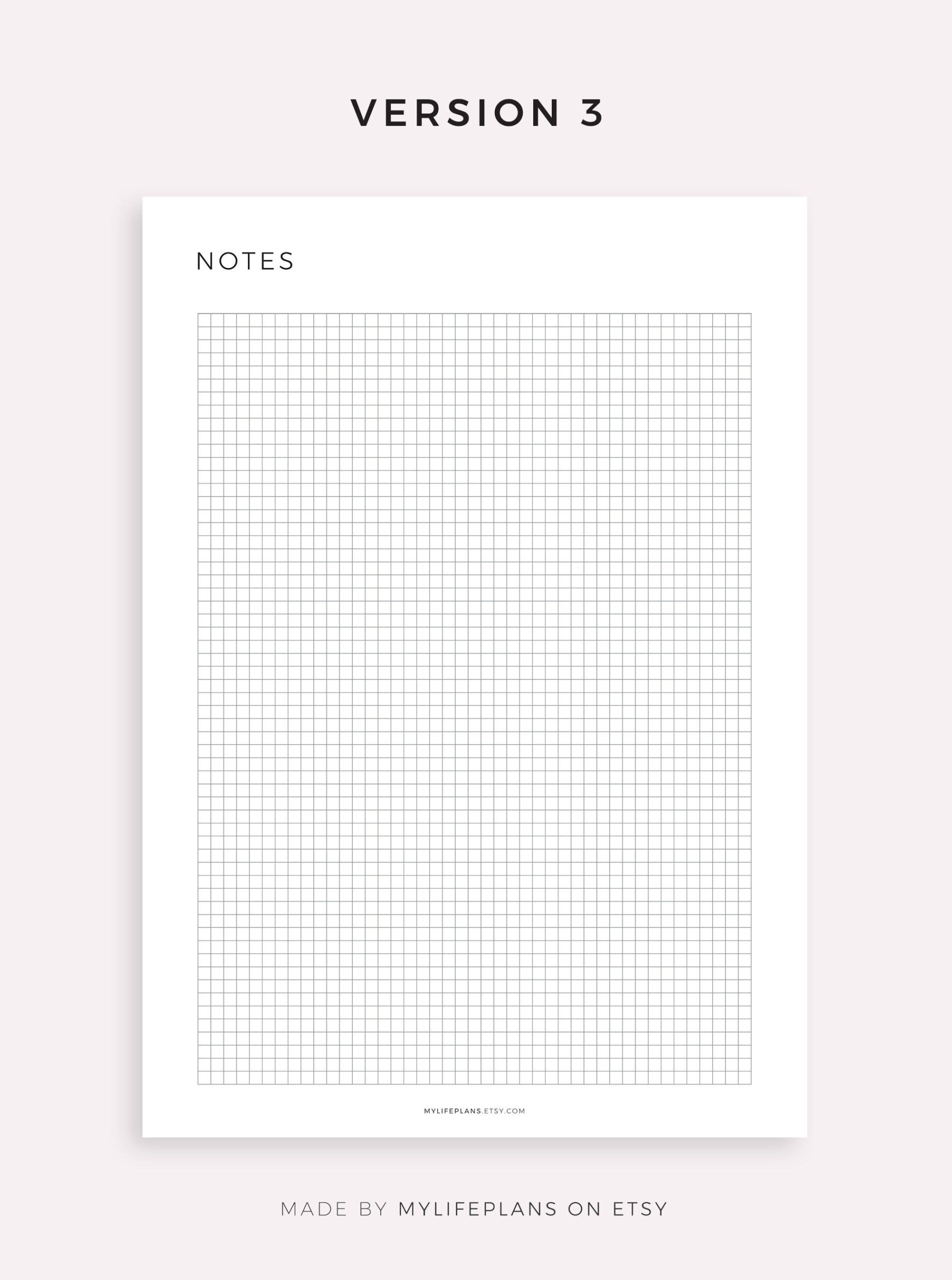 Printable Graph Paper A4