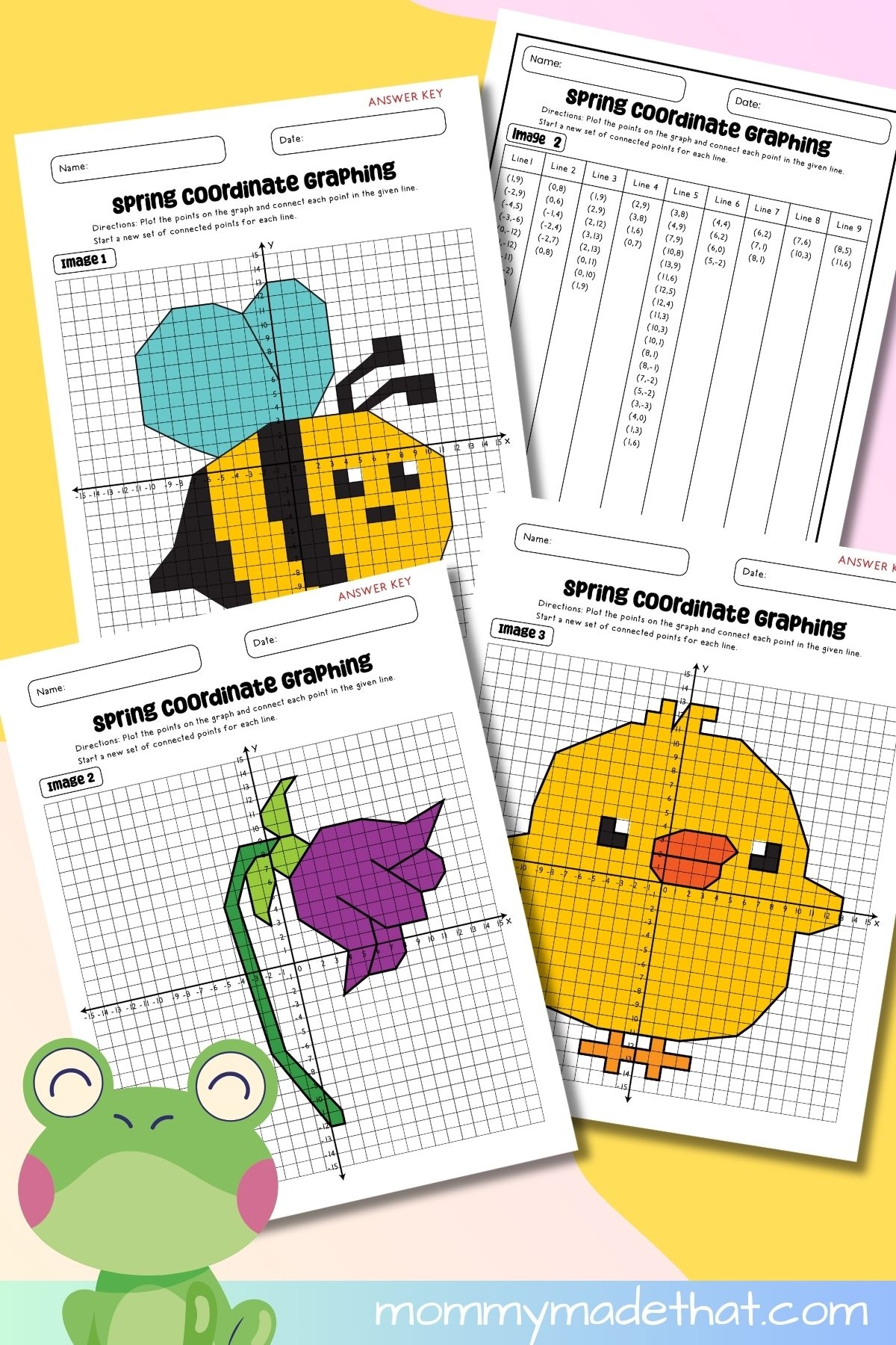 Free Printable Cartesian Graphs