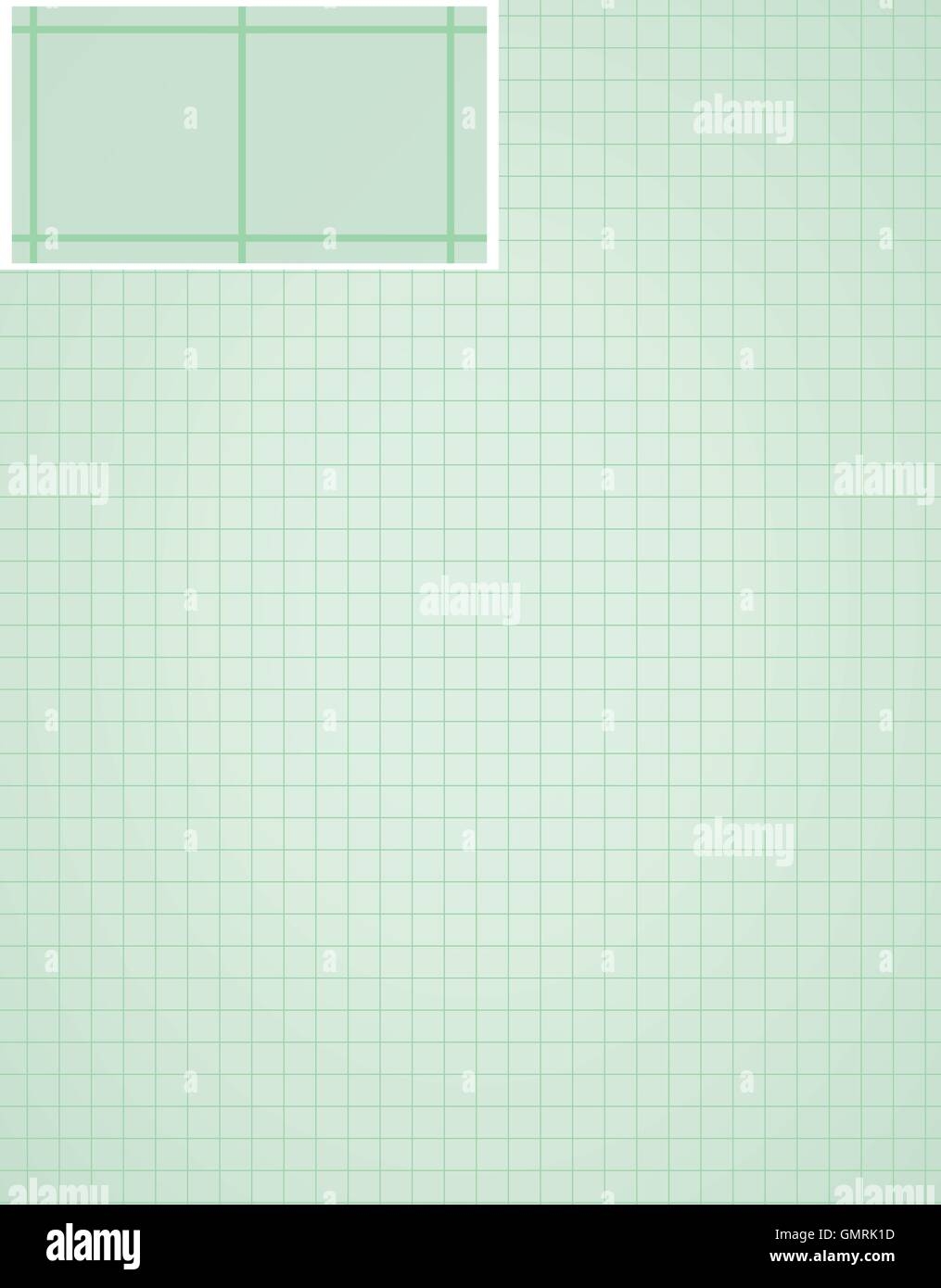 Squared Green Graph Paper Square Stock Vector Images Alamy