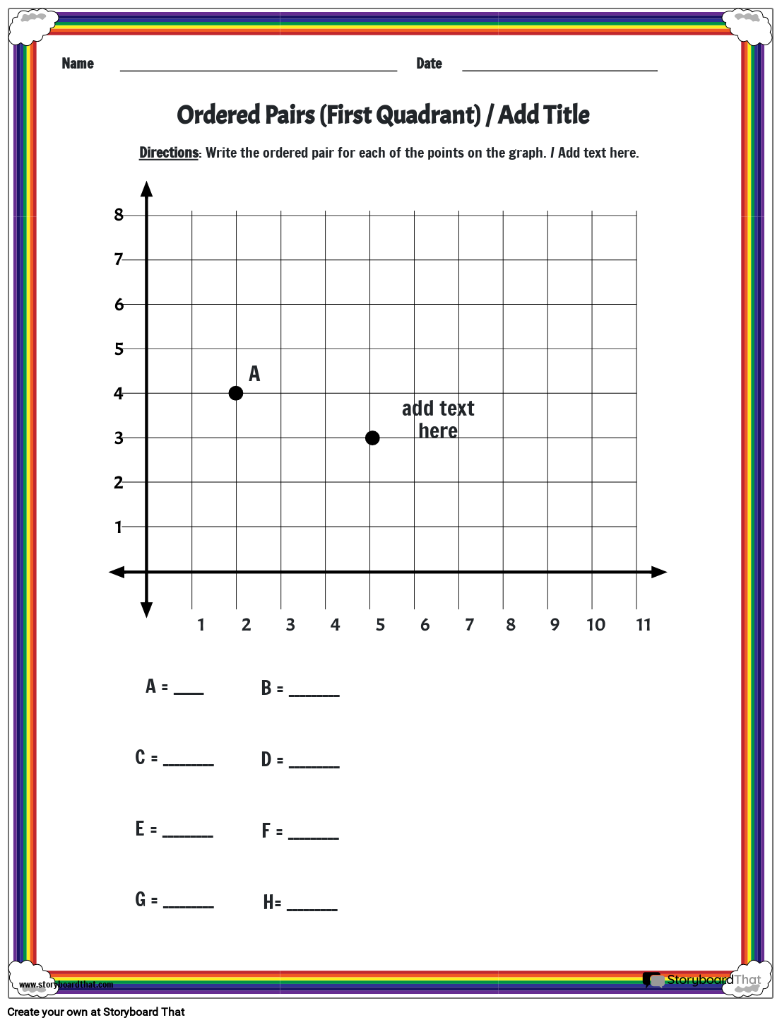 Quadrant Graph Print Out