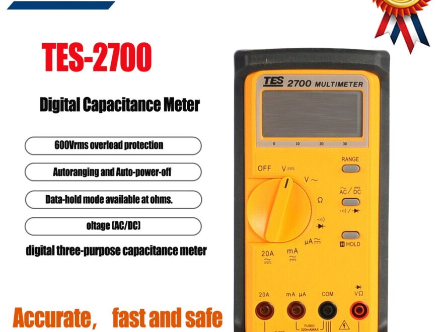 TES 2700 LCR Digital Multimeter With Analog Bar graph 3200 Count LCD Kd EBay