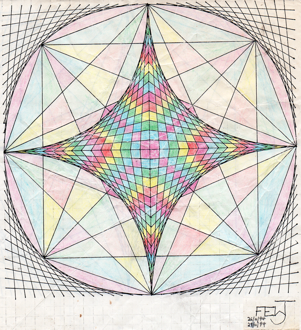 Graph Paper Art Drawing