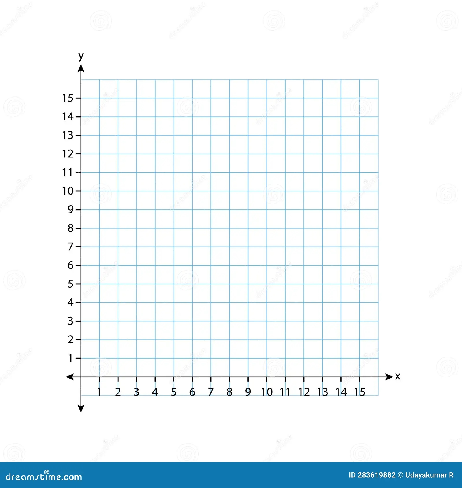X And Y-Axis Graph Template