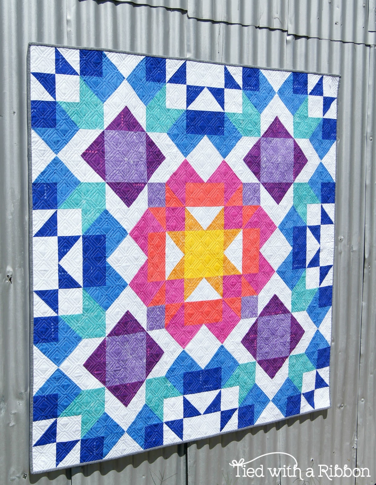 Tied With A Ribbon Aurora Quilt Pattern Release