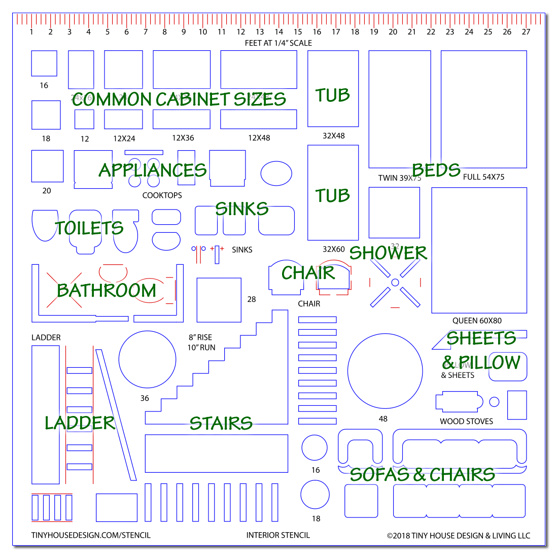 Tiny House Design Stencils Tiny House Blog