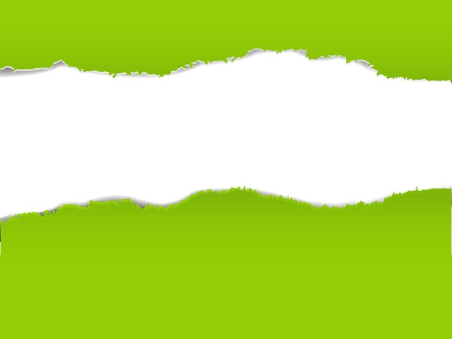Torn Green Paper Borders Royalty Free Vector Image